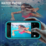Husa pentru iPhone 16, ShellBox Waterproof IP68 Case, negru