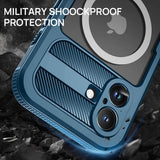 Husa pentru iPhone 16, ShellBox Waterproof IP68 Case, negru