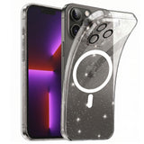Husa pentru iPhone 13 Pro, Techsuit SparkleSkin MagSafe Series, transparenta