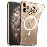 Husa pentru iPhone 11 Pro, Techsuit SparkleSkin MagSafe Series, transparenta