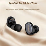 Casti wireless UGREEN Dots (75628), Bluetooth 6.0, Hi-Fi Sound, ENC Reducere zgomot, HD Calls, IPX5, 500mAh, App, negru