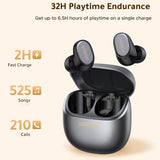 Casti wireless UGREEN Dots (75628), Bluetooth 6.0, Hi-Fi Sound, ENC Reducere zgomot, HD Calls, IPX5, 500mAh, App, negru
