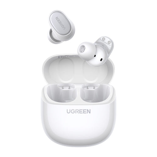 Casti wireless UGREEN Dots (75627), Bluetooth 6.0, Hi-Fi Sound, ENC Reducere zgomot, HD Calls, IPX5, 500mAh, App, alb