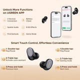 Casti wireless UGREEN Dots (75627), Bluetooth 6.0, Hi-Fi Sound, ENC Reducere zgomot, HD Calls, IPX5, 500mAh, App, alb
