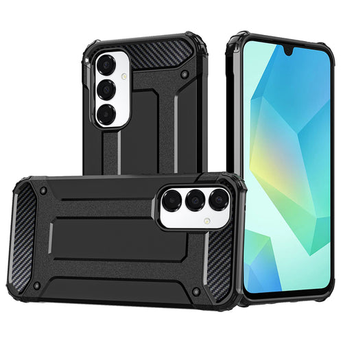 Husa pentru Samsung Galaxy A16 4G, Techsuit Hybrid Armor, negru