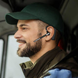 Casca Bluetooth Techsuit Premium PowerTalks (G6), Dual Microfon Anulare zgomot, Bluetooth V5.1, 100H Talk Time, negru