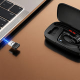 Casca Bluetooth Techsuit Premium SoundForce Pro (G10), BT5.1, Dual-Microfon ENC, 25H Talk Time, negru