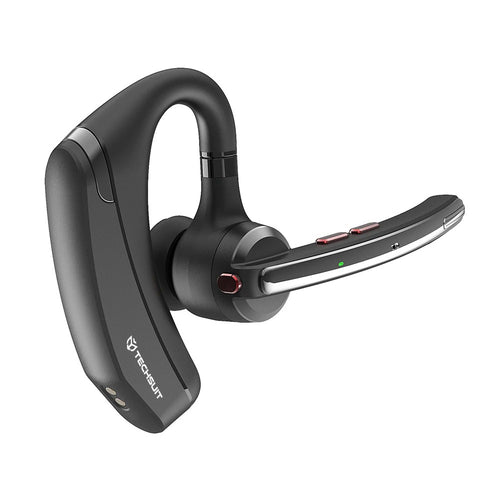 Casca Bluetooth Techsuit Premium SoundForce Pro (G10), BT5.1, Dual-Microfon ENC, 25H Talk Time, negru