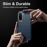 Husa pentru Xiaomi Redmi A7 Pro 4G, Techsuit Carbon Silicone, albastru