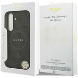 Husa pentru Samsung Galaxy S25 FE, Guess 4G Ring Classic Logo MagSafe (GUHMS25FEG4GFRK), negru