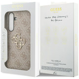 Husa pentru Samsung Galaxy S25 FE, Guess Leather 4G Metal Logo (GUHCS25FE4GMGPI), roz