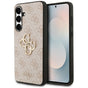 Husa pentru Samsung Galaxy S25 FE, Guess Leather 4G Metal Logo (GUHCS25FE4GMGPI), roz