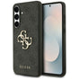 Husa pentru Samsung Galaxy S25 FE, Guess Leather 4G Metal Logo (GUHCS25FE4GMGGR), negru