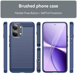Husa pentru Xiaomi POCO X8 Pro Max, Techsuit Carbon Silicone, albastru