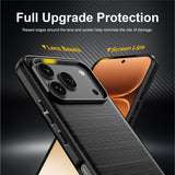 Husa pentru Honor 600, Techsuit Carbon Silicone, albastru