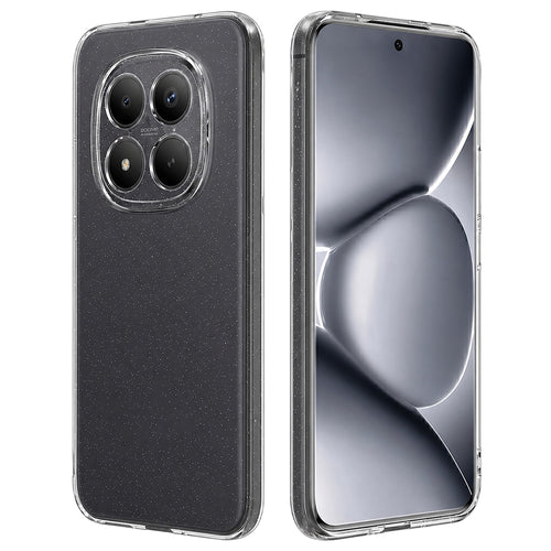 Husa pentru Xiaomi Redmi Note 15 Pro+ 5G, Techsuit SparkleSkin Series, transparenta