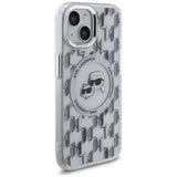 Husa pentru iPhone 15, Karl Lagerfeld IML MagSafe (KLHMP15SHMCKMHT), transparenta
