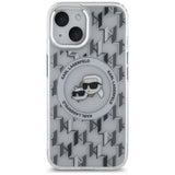 Husa pentru iPhone 15, Karl Lagerfeld IML MagSafe (KLHMP15SHMCKMHT), transparenta