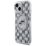 Husa pentru iPhone 15, Karl Lagerfeld IML MagSafe (KLHMP15SHMCKMHT), transparenta
