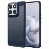 Husa pentru Motorola Edge 70 Fusion, Techsuit Carbon Silicone, albastru