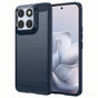 Husa pentru Motorola Edge 70 Fusion, Techsuit Carbon Silicone, albastru