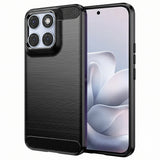 Husa pentru Motorola Edge 70 Fusion, Techsuit Carbon Silicone, albastru
