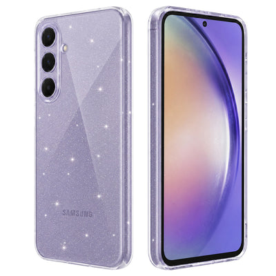Husa pentru Samsung Galaxy A54, Techsuit SparkleSkin Series, transparenta