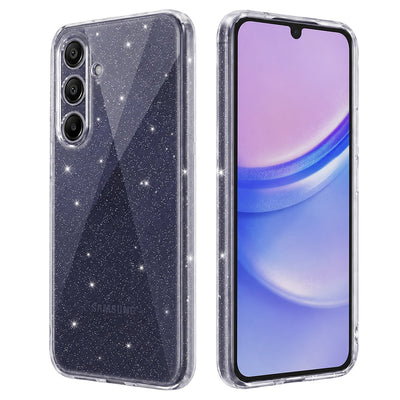 Husa pentru Samsung Galaxy A15 4G, Techsuit SparkleSkin Series, transparenta