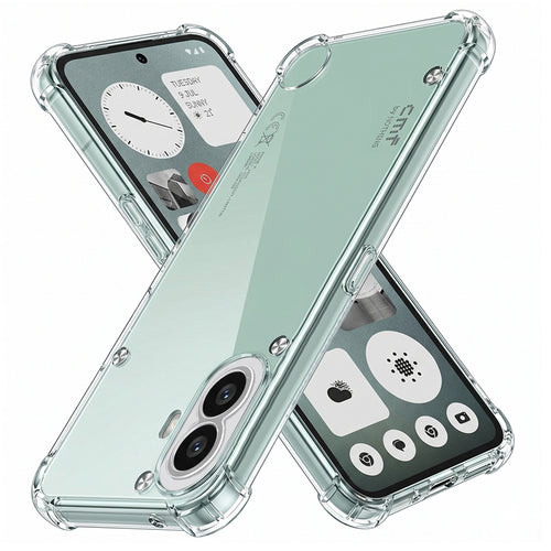 Husa pentru Nothing CMF Phone 1, Techsuit Shockproof Clear Silicone, transparenta