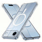 Husa pentru iPhone 17 Air, Techsuit Shockproof Clear Silicone MagSafe, transparenta