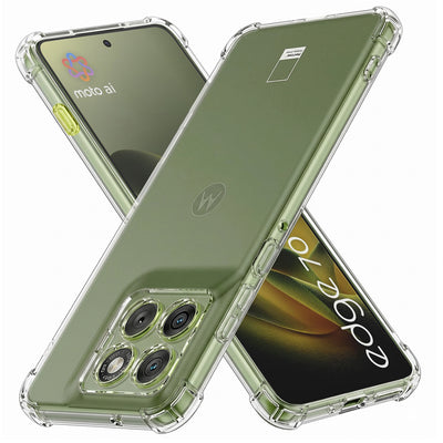 Husa pentru Motorola Edge 70, Techsuit Shockproof Clear Silicone, transparenta