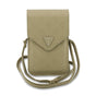 Guess Universal Wallet Grained Peony Triangle (GUCWB2PGPOTRE), reglabil Strap, Eco-Leather, Two Layer, Beige