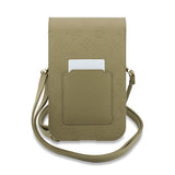 Guess Universal Wallet Grained Peony Triangle (GUCWB2PGPOTRE), reglabil Strap, Eco-Leather, Two Layer, Beige