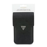 Guess Universal Wallet Grained Peony Triangle (GUCWB2PGPOTRK), reglabil Strap, Eco-Leather, Two Layer, Negru