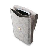 Guess Universal Wallet Triangle 4G (GUCWB2P4BLTRP), reglabil Strap, Eco-Leather, Two Layer, Roz