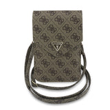 Guess Universal Wallet Triangle 4G (GUCWB2P4BLTRW), reglabil Strap, Eco-Leather, Two Layer, Maro