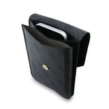 Guess Universal Wallet Triangle 4G (GUCWB2P4BLTRK), reglabil Strap, Eco-Leather, Two Layer, Negru