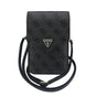 Guess Universal Wallet Triangle 4G (GUCWB2P4BLTRK), reglabil Strap, Eco-Leather, Two Layer, Negru