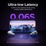 Casti wireless UGREEN HiTune H6 Magic WS216 (65386), Bluetooth 6.0, Full-color LCD Display, Hi-Res, ANC, 400mAh, alb