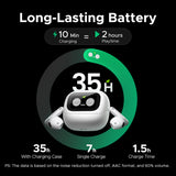 Casti wireless UGREEN HiTune H6 Magic WS216 (75288), Bluetooth 6.0, Full-color LCD Display, Hi-Res, ANC, 400mAh, gri