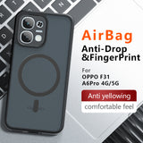 Husa pentru OPPO A6 Pro 4G, Techsuit PureFrost MagSafe, negru frost