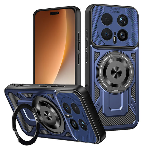 Husa pentru Honor Magic8 Pro, Techsuit RuggedCam, albastru