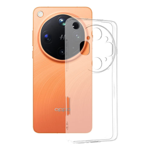 Husa pentru OPPO Find X9 Ultra, Techsuit Clear Silicone, transparenta