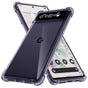 Husa pentru Google Pixel 6 Pro, Techsuit Shockproof Clear Silicone, fumuriu