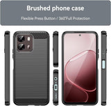 Husa pentru OPPO A6x 4G, Techsuit Carbon Silicone, albastru