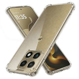 Husa pentru Motorola Signature, Techsuit Shockproof Clear Silicone, transparenta