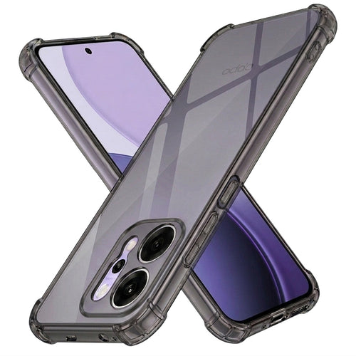 Husa pentru OPPO Reno14 Pro, Techsuit Shockproof Clear Silicone, fumuriu