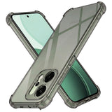 Husa pentru OPPO Reno14, Techsuit Shockproof Clear Silicone, fumuriu