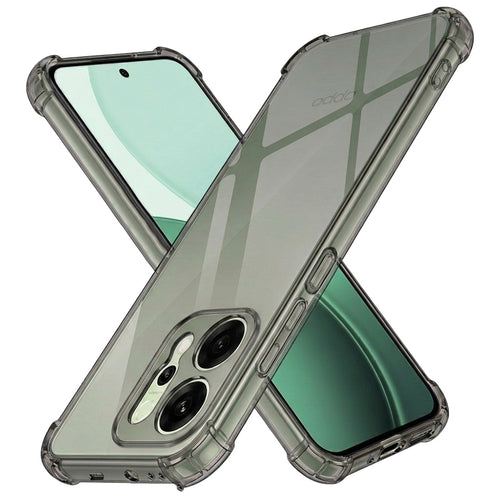 Husa pentru OPPO Reno14, Techsuit Shockproof Clear Silicone, fumuriu
