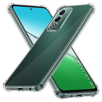 Husa pentru OPPO A5 4G, Techsuit Shockproof Clear Silicone, transparenta